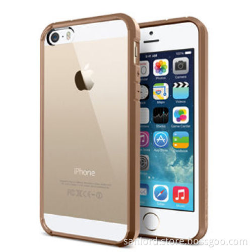 2-in-1 Cases for iPhone, Made of TPU Frame + Acrylic Back Cover